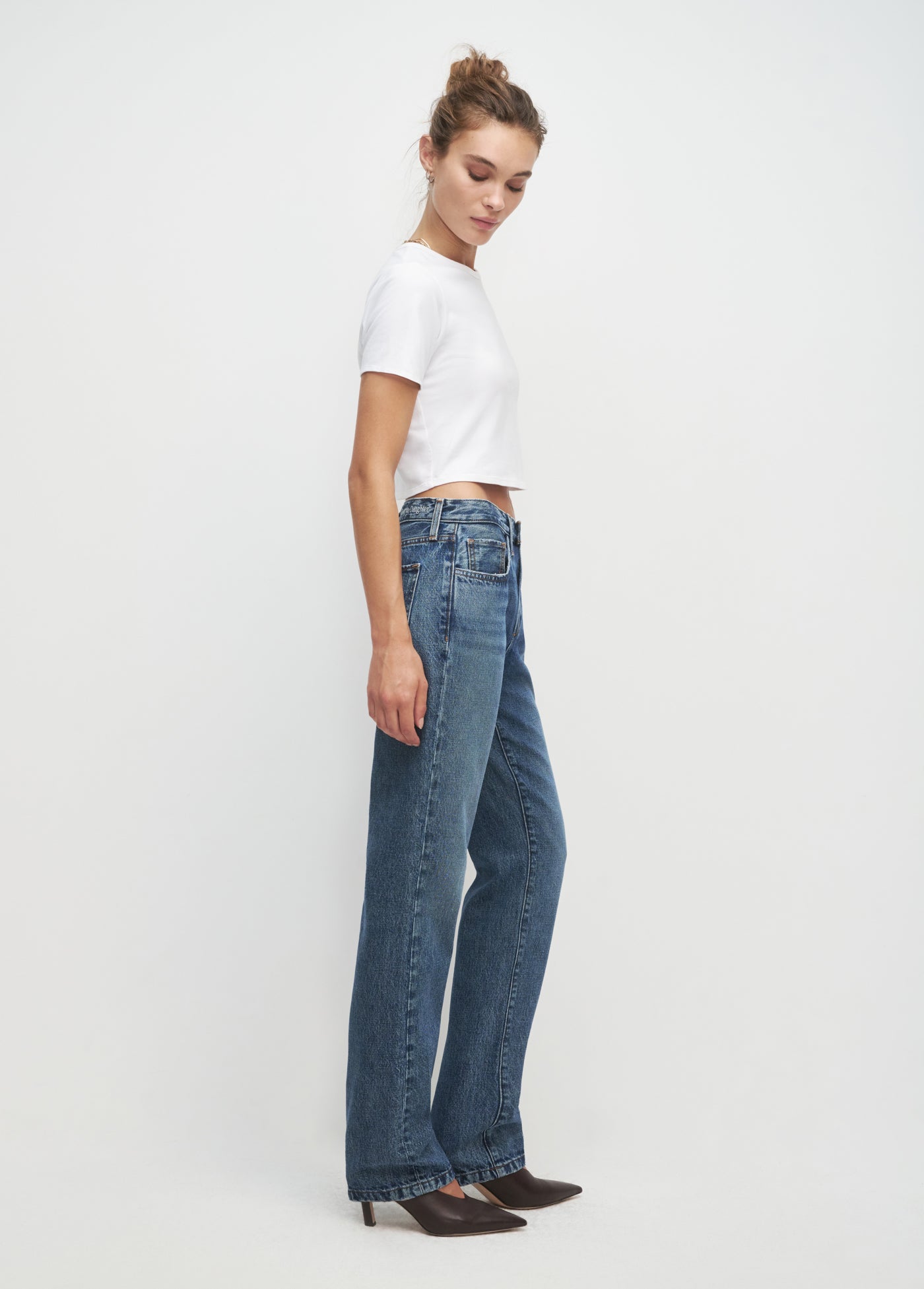 Favorite Daughter Mikaela Low Slung Jean in Charlestown