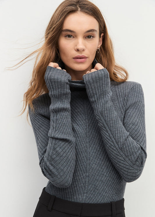 Favorite Daughter The Be Your Girl Top in Charcoal