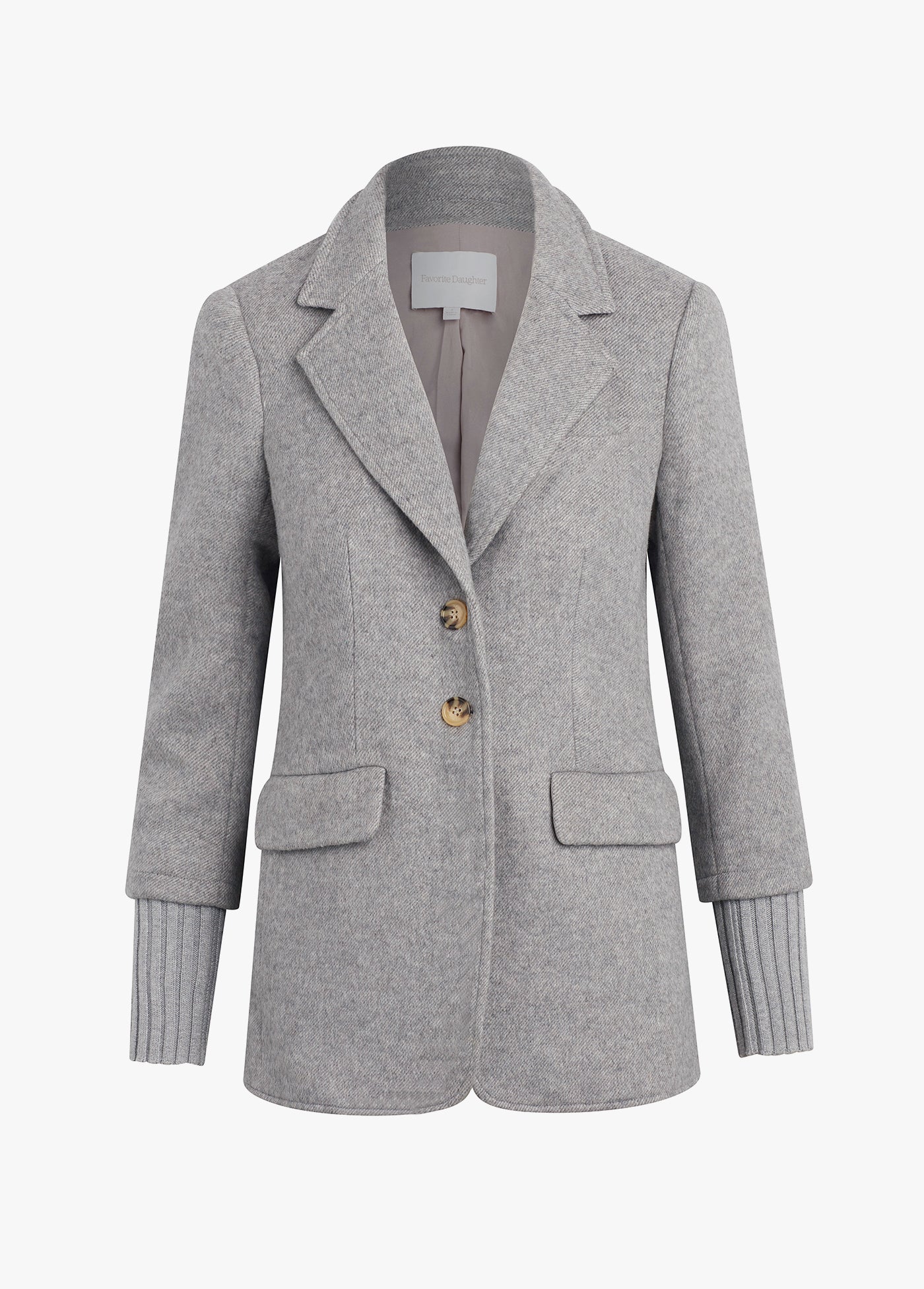 Favorite Daughter The City Blazer in Frost Gray