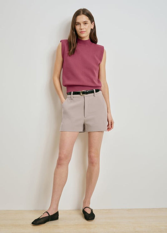 Favorite Daughter The Favorite Mini Short in Soft Taupe
