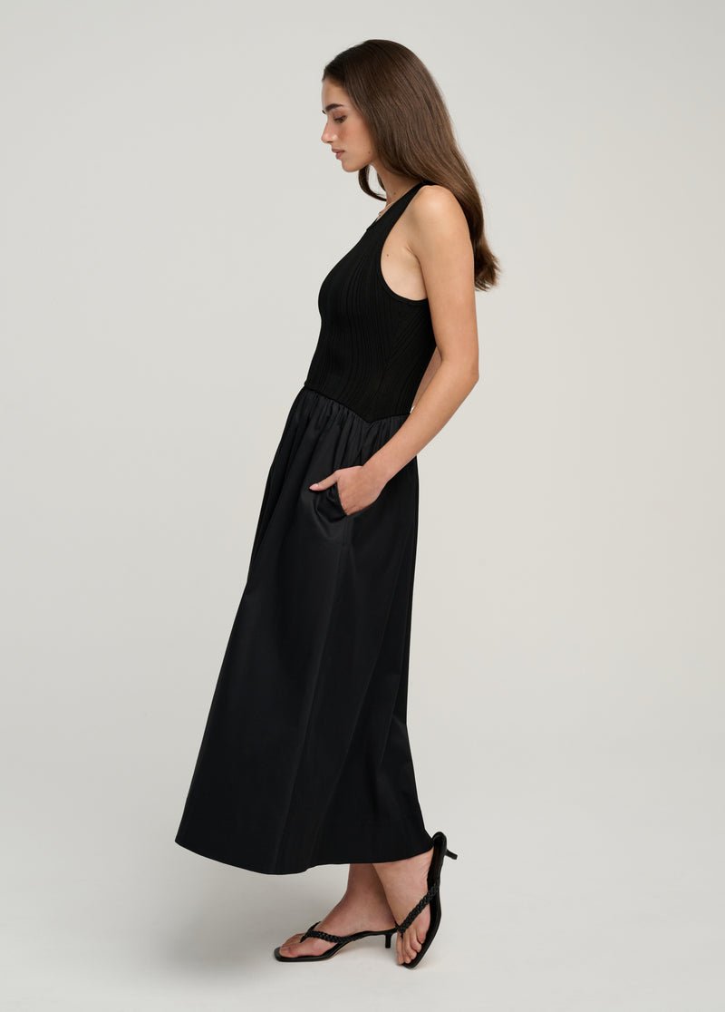 Favorite Daughter The Lennon Dress in Black