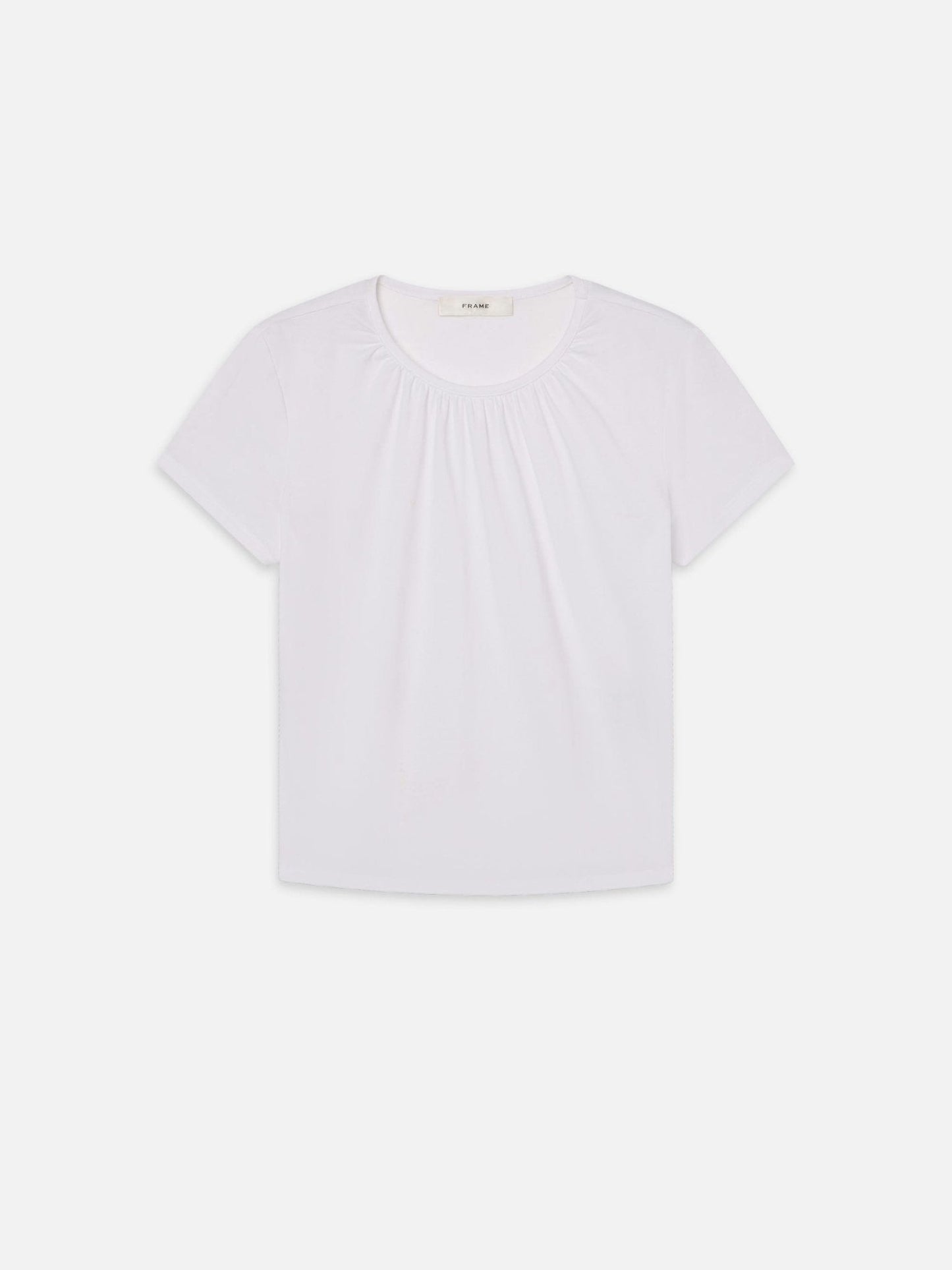 Frame The Gathered Tee in White