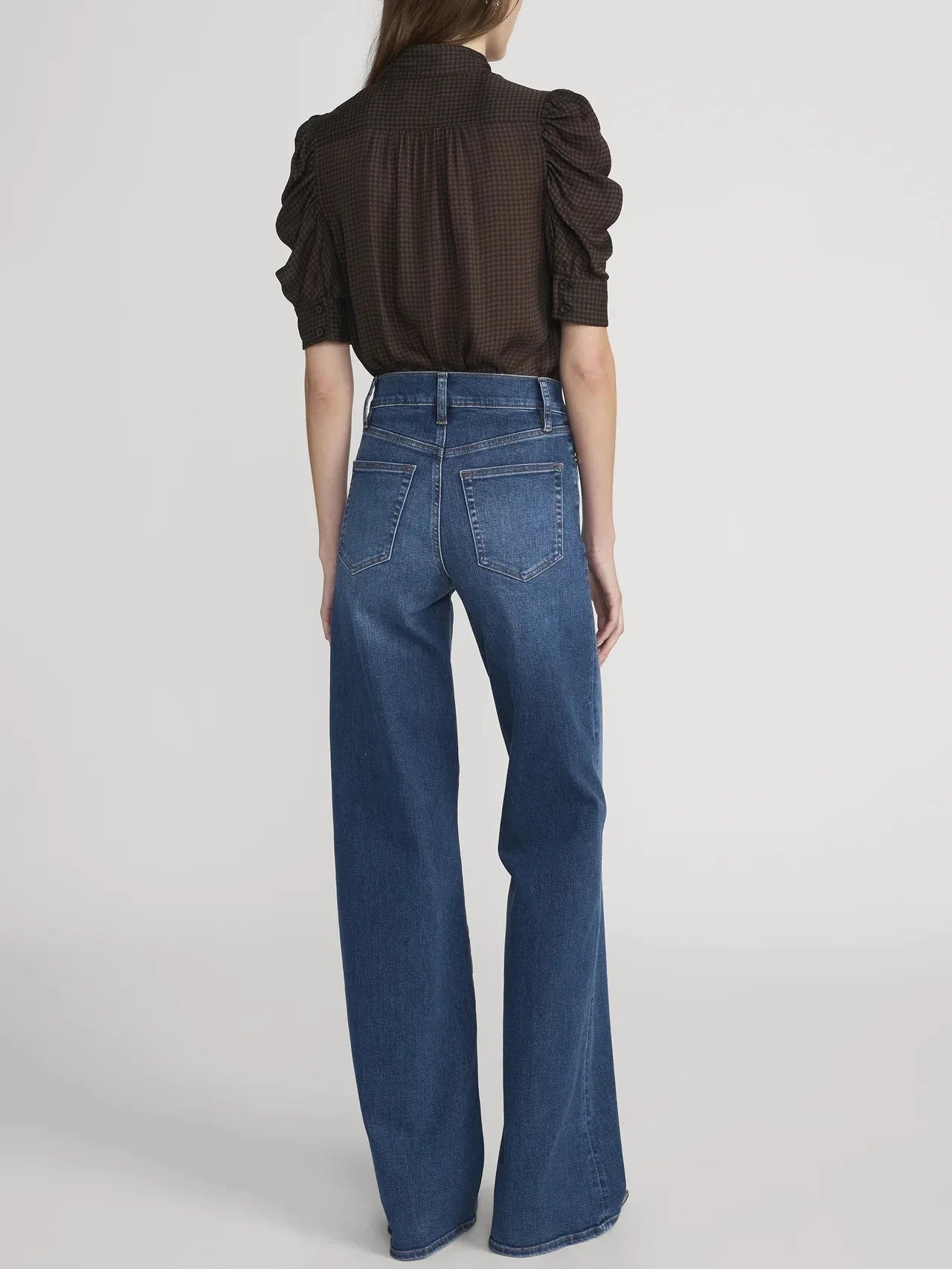 Frame The Gillian Top in Americano Multi