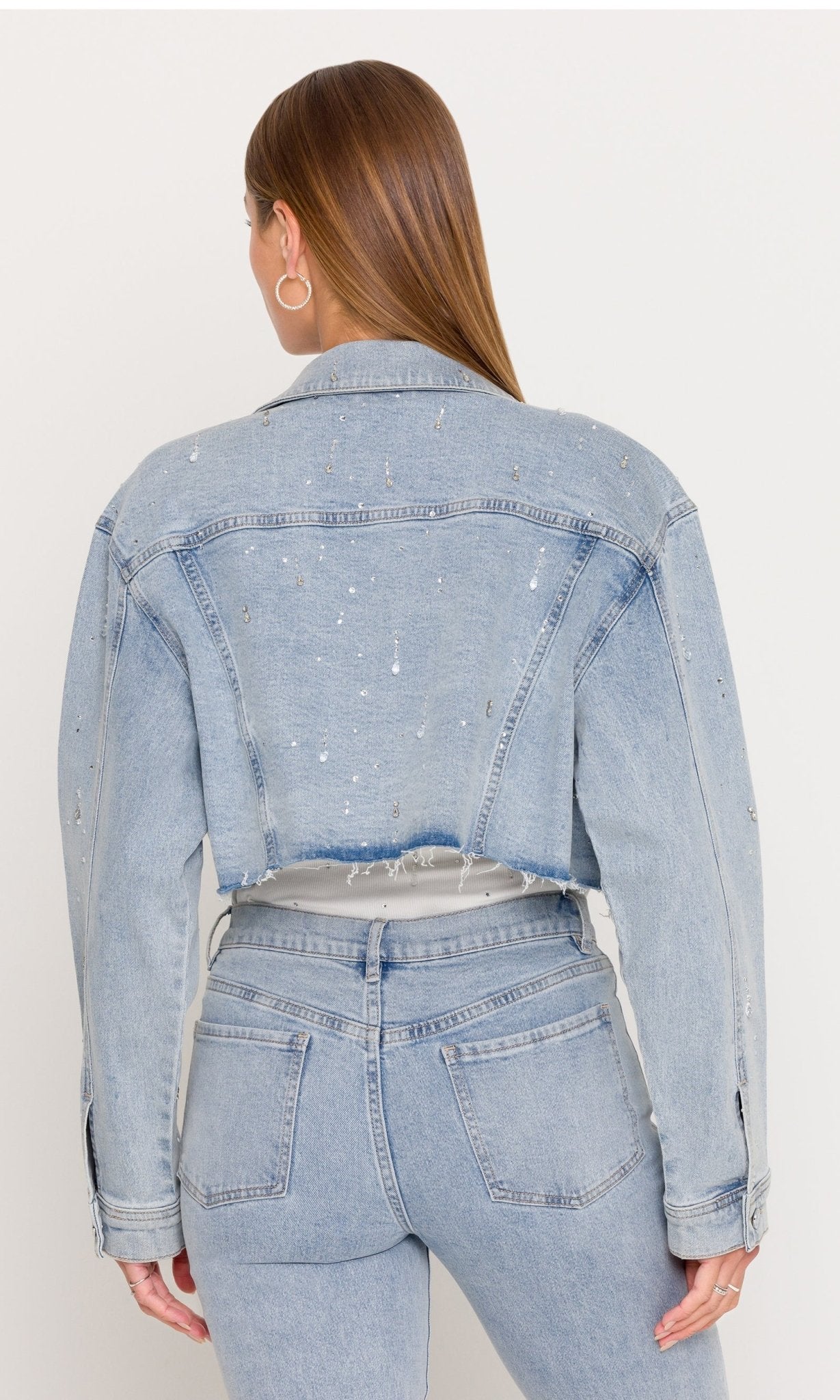 Generation Love Delan Embellished Denim Jacket