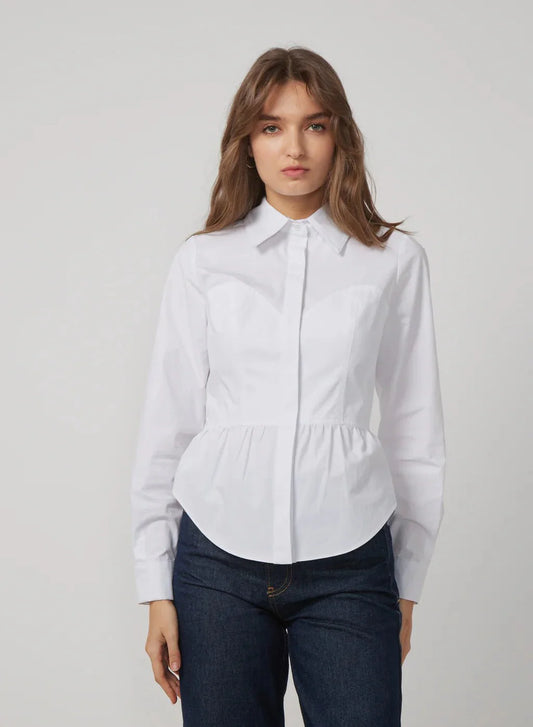 Gilner Farrar Haven Shirt in White
