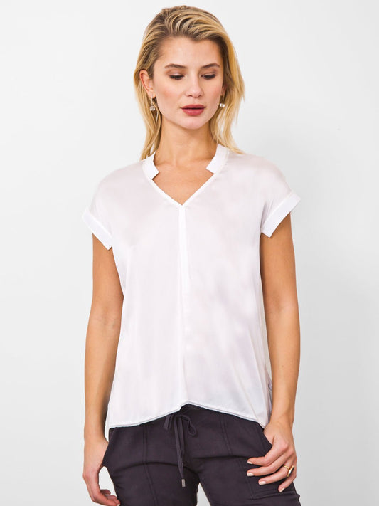 Go Silk Go Anytime Tee in White