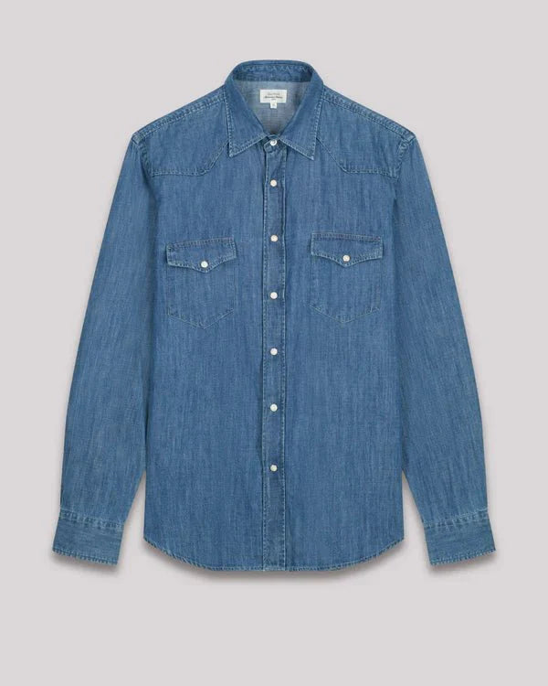 Hartford Phoenix Shirt in Indigo