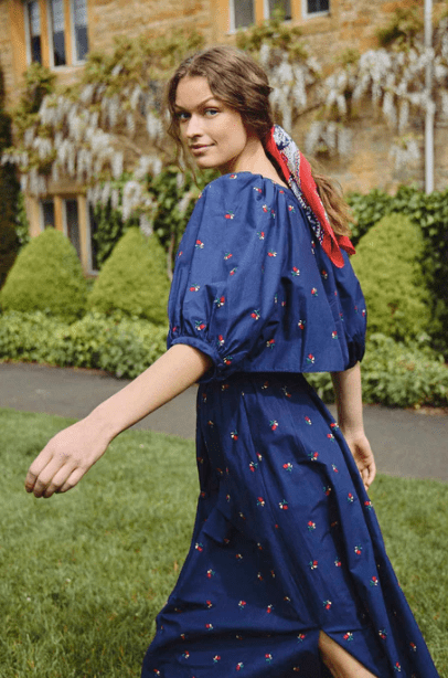 Hunter Bell Daisy Top in Ditsy Rose