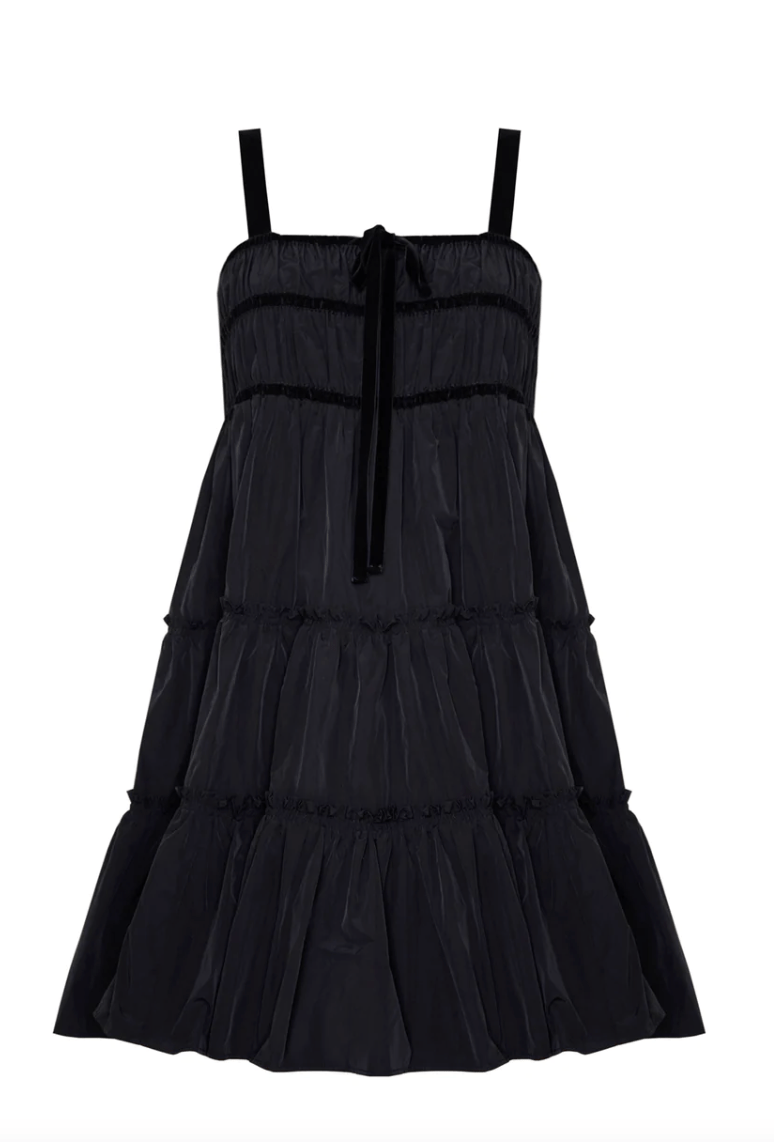 Hunter Bell Fleur Dress in Onyx