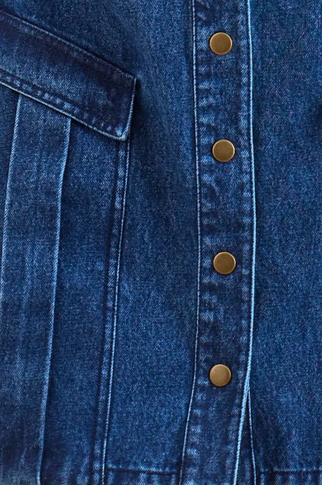 Hunter Bell Gwen Dress in Harbor Denim