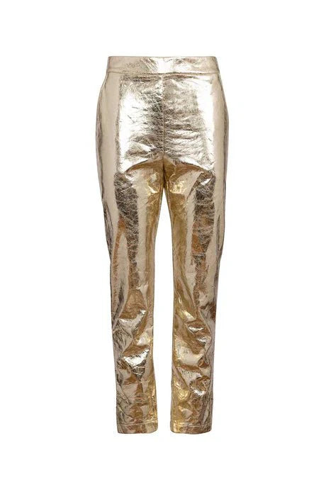 Hunter Bell Haskell Pant in Cracked Gold