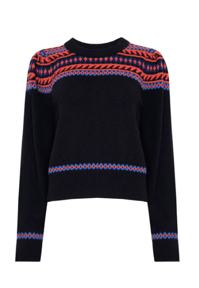 Hunter Bell Jackie Sweater in Fairisle