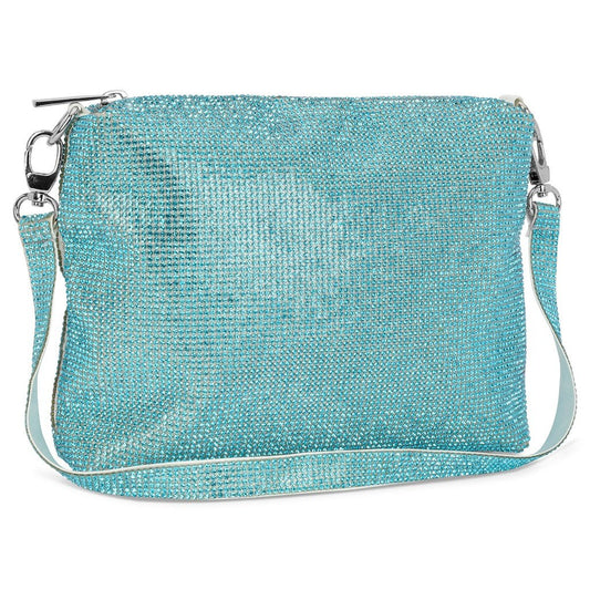 Iscream Aquamarine Crystal Crossbody Bag