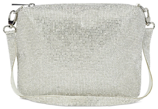 Iscream White Crystal Crossbody Bag