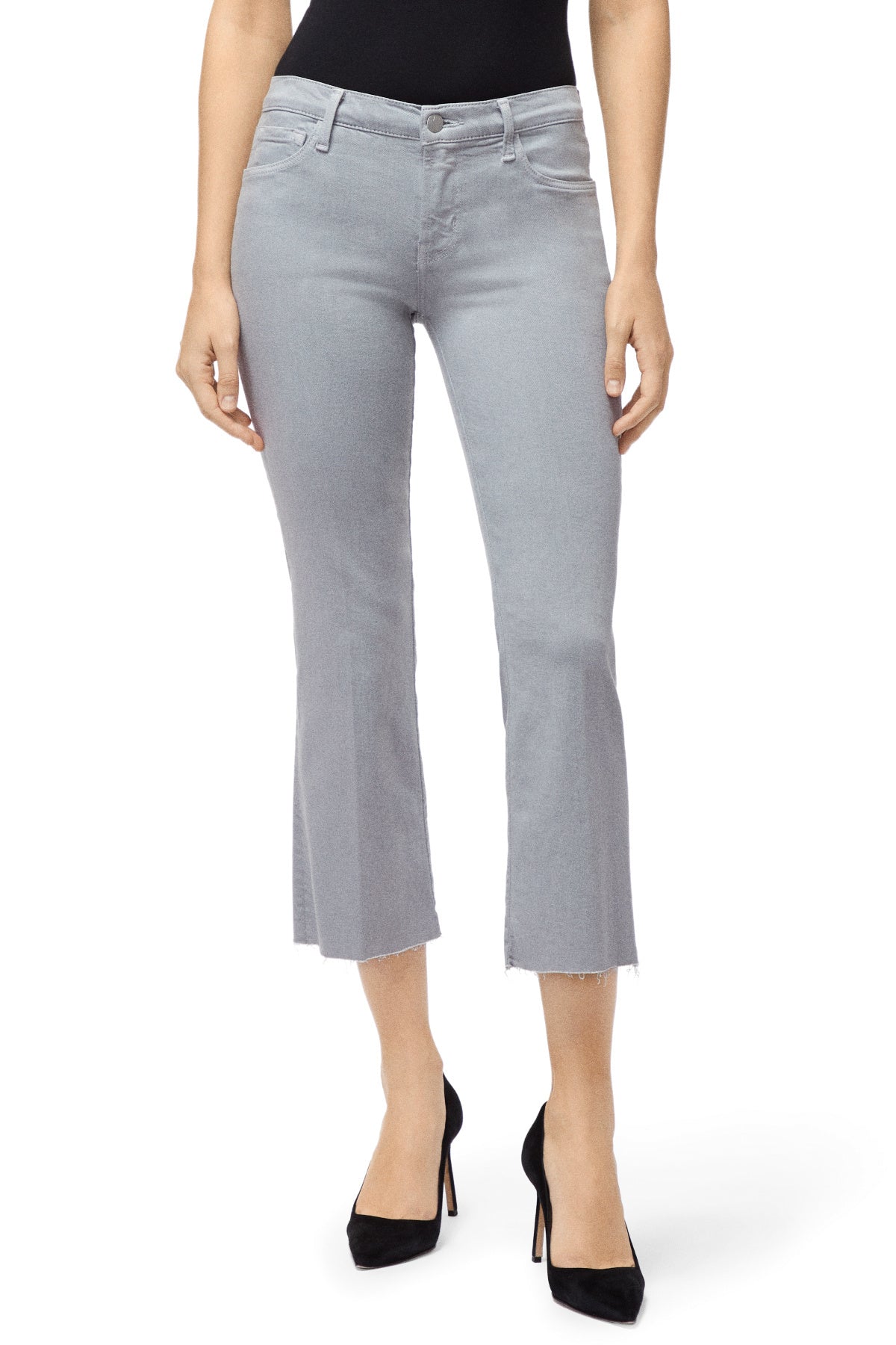 J Brand Selena Mid Rise Cropped Jeans