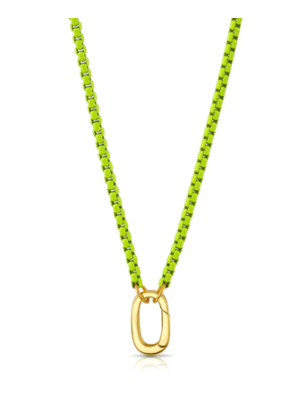 Jen Hansen Enamel Connector Necklace