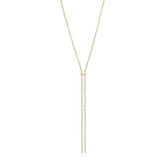Jen Hansen Tennis Lariat Necklace